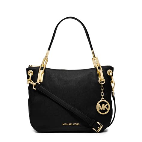 black medium size michael kors bag|Michael Kors small shoulder bag.